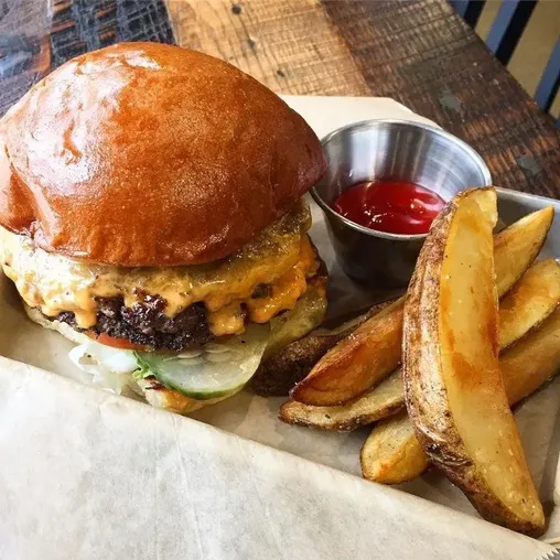 Double Decker Flat Burger image