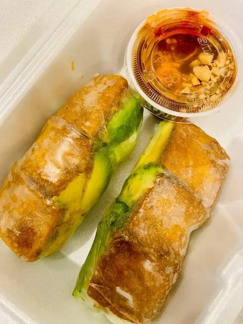 Lemongrass Tofu Avocado Spring Rolls image