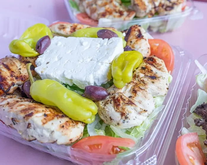 Grilled Chicken Greek Salad image