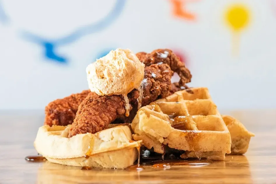 Chicken & Waffles image