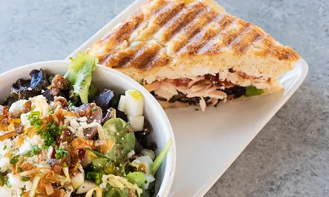 Half Panini + Half Salad image