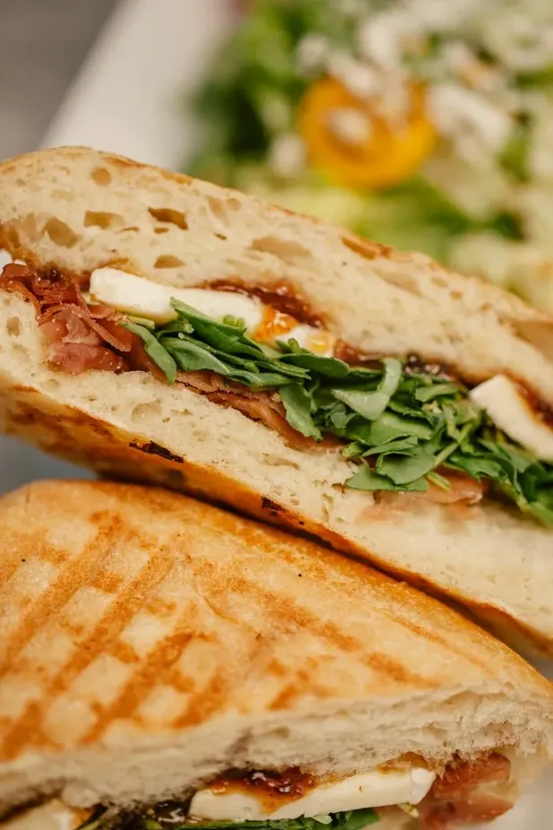 Prosciutto with Brie Panini image