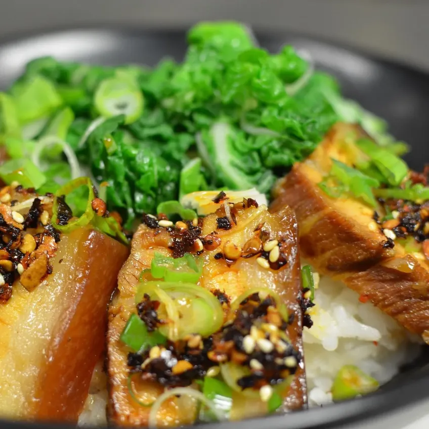 Stewed Pork Belly over Rice image