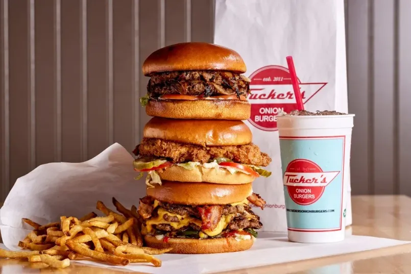 Tucker's Onion Burgers Quail Mother Tucker Impossible Burger