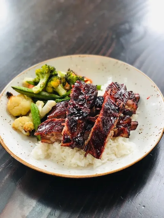 Honey Glazed Spare Ribs image
