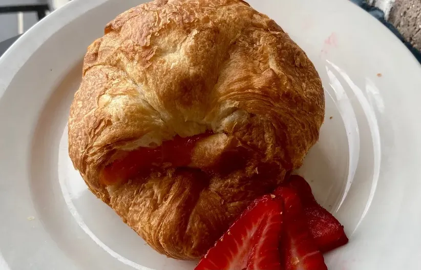 Bacon, Egg and Cheddar Croissant image