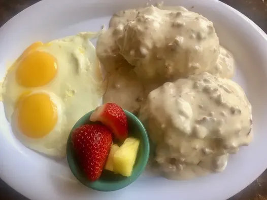 2 Biscuits, Gravy & Eggs image